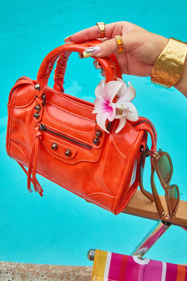 Load image into Gallery viewer, Natalie Crossbody Shoulder Bag - Orange
