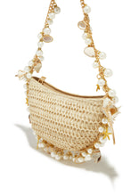 Load image into Gallery viewer, Natural Color Spring Summer Shell Trim Bag
