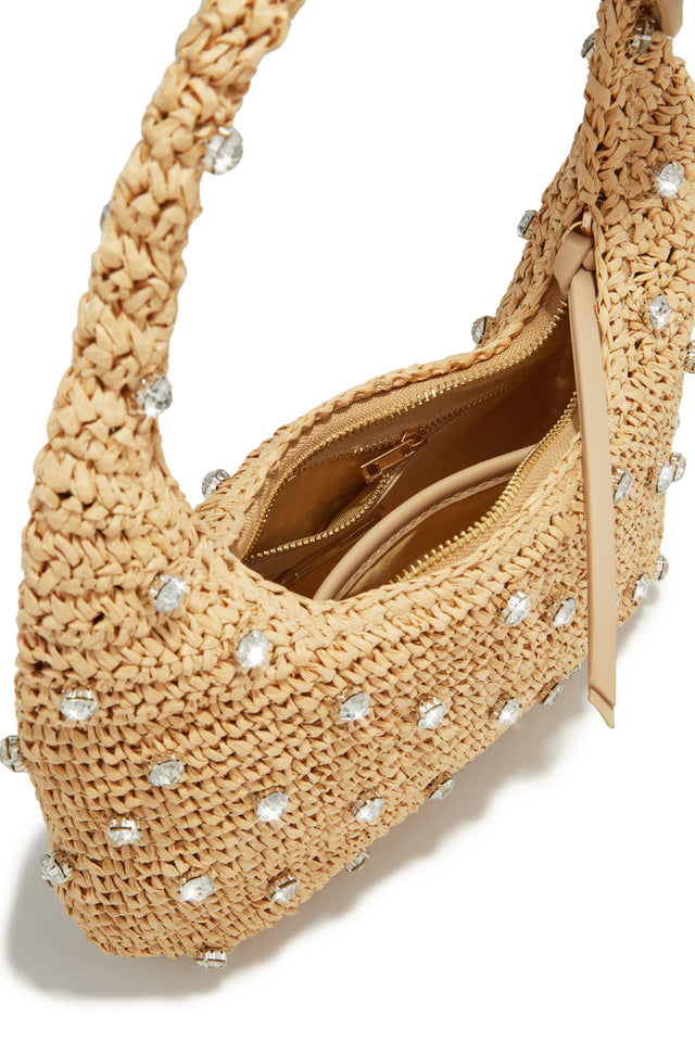 Load image into Gallery viewer, Natural Woven Shoulder Bag
