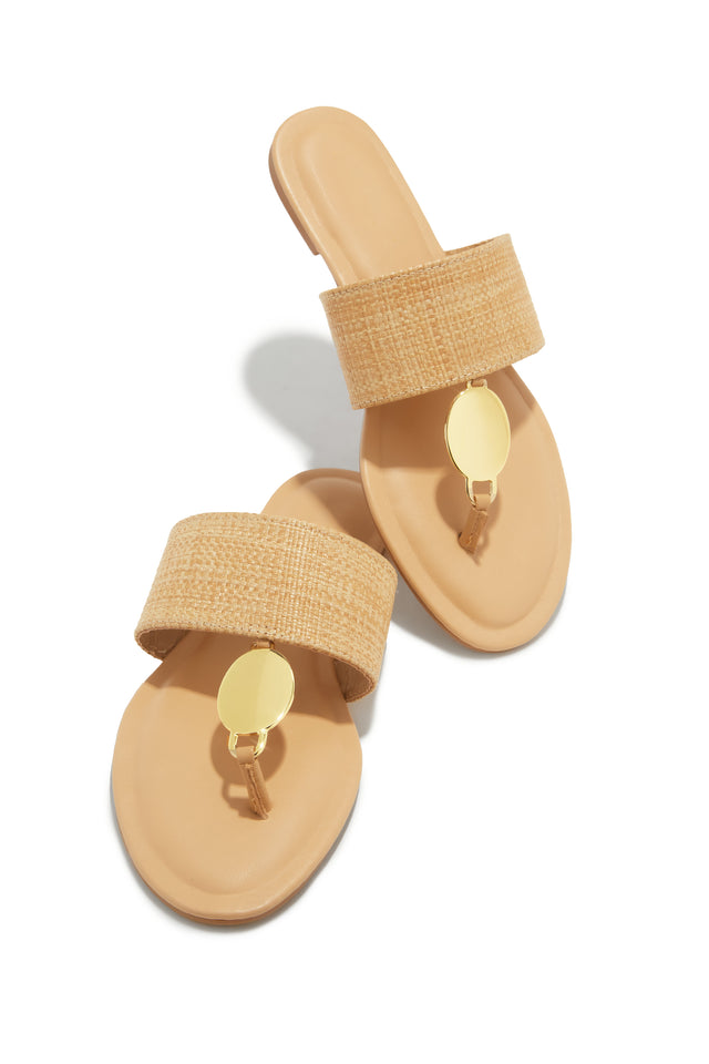 Load image into Gallery viewer, Island Bliss Slip On Sandals - Natural
