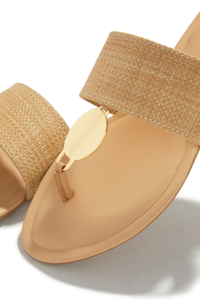 Load image into Gallery viewer, Island Bliss Slip On Sandals - Natural
