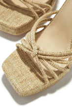 Lelia Platform Block Heels - Natural