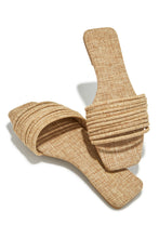 Load image into Gallery viewer, Natural Slip On Sandals
