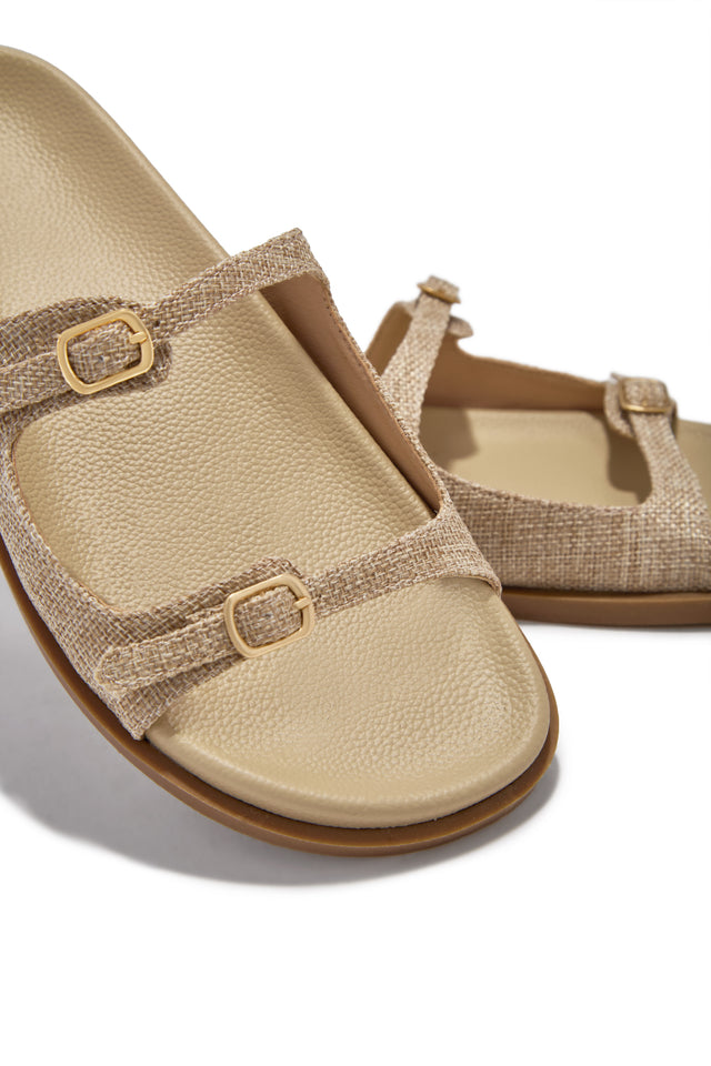 Load image into Gallery viewer, Santorini Beaches Slip On Sandals - Natural
