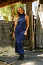 Load image into Gallery viewer, Maxi Navy Dress
