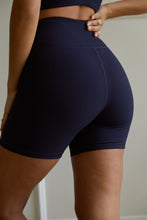 Load image into Gallery viewer, Navy Biker Active Shorts
