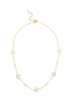 Load image into Gallery viewer, Gold-Tone Clover Necklace
