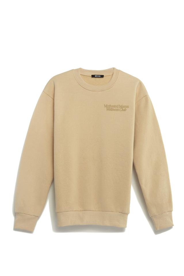 Load image into Gallery viewer, Motivated Mama Wellness Club Exclusive Crewneck - Nude
