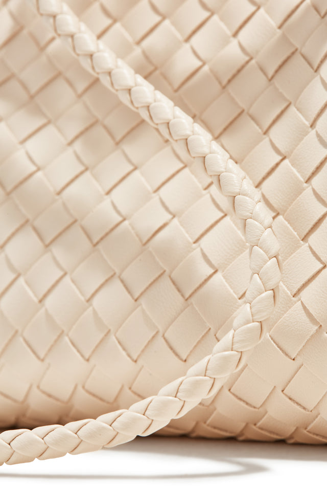 Load image into Gallery viewer, Ivory Nude Woven Bag
