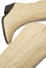 Load image into Gallery viewer, Pointed Toe Ivory Boot
