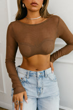 Load image into Gallery viewer, Mesh Long Sleeve Top
