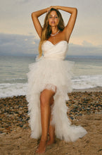 Load image into Gallery viewer, Strapless Ruffle Skirt Maxi Dress
