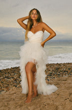 Load image into Gallery viewer, Champgane Ruffle Bridal Dress
