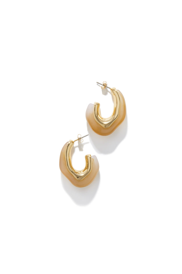 Load image into Gallery viewer, Plastic Summer Hoop Earrings
