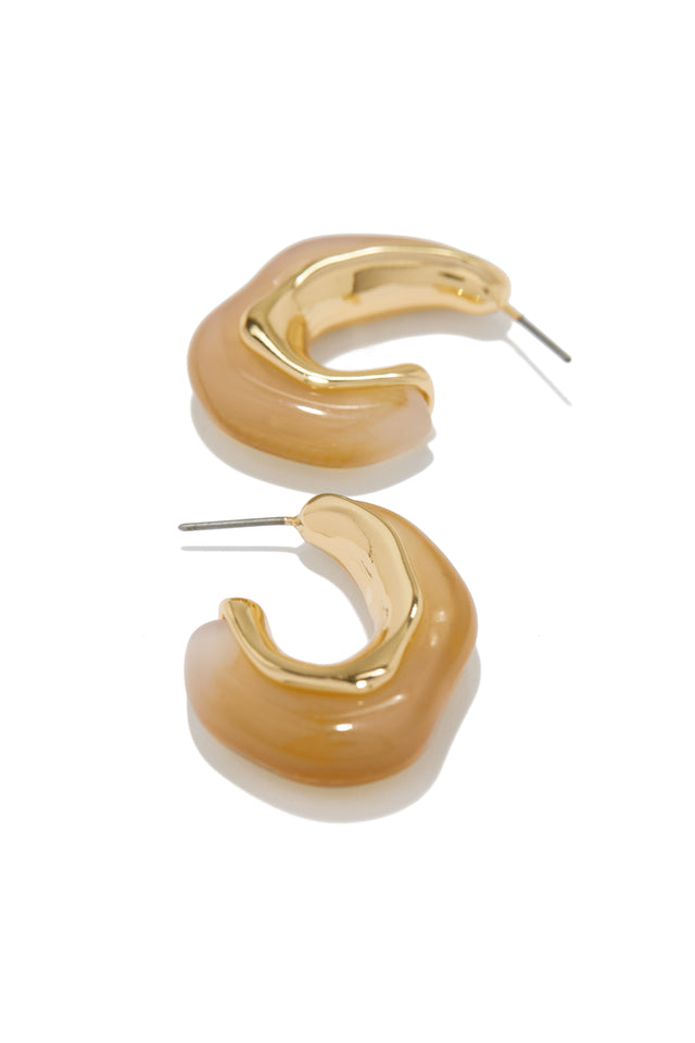 Load image into Gallery viewer, Summer Nude Hoops
