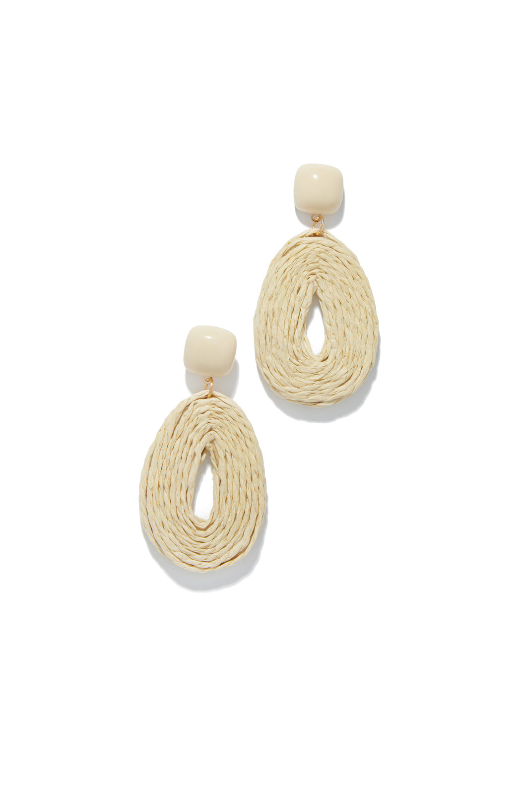 Cream Dangle Earrings