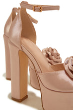 Load image into Gallery viewer, Satin Ankle Strap Heels 
