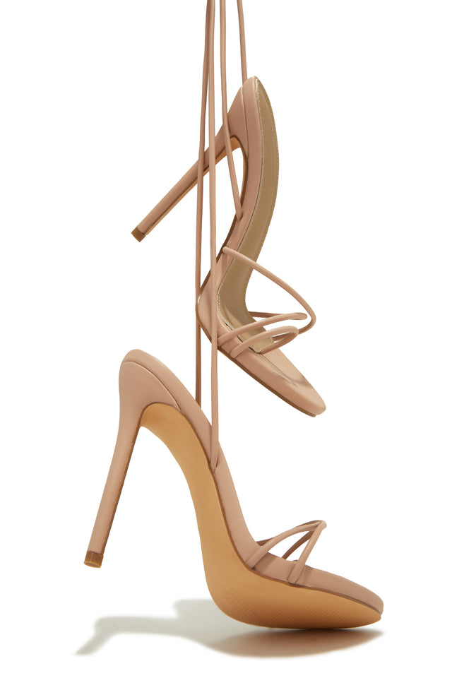 Load image into Gallery viewer, Adjustable Around The Ankle Lace-up Heel
