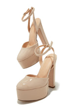 Load image into Gallery viewer, Nude Block High Heels with Platform
