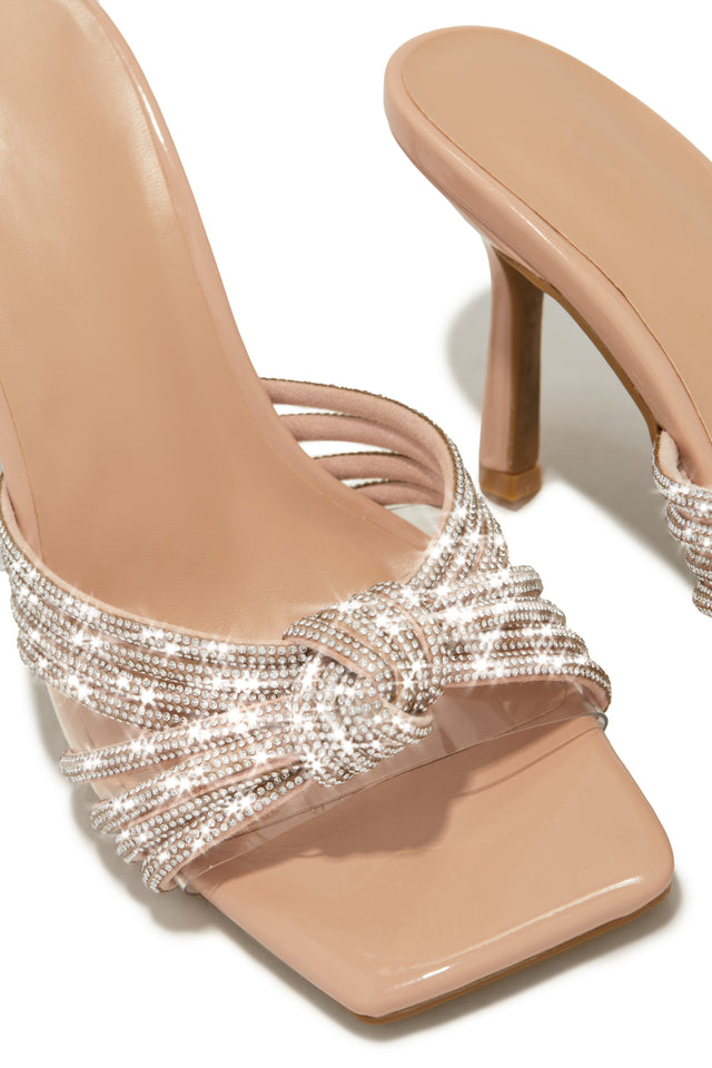 Load image into Gallery viewer, Silver Embellished Mule
