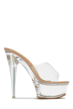 Load image into Gallery viewer, Nude Platform High Heels
