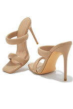 Load image into Gallery viewer, Stassie Single Sole High Heel Mules - Nude
