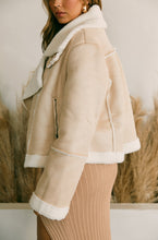 Load image into Gallery viewer, Faux Suede Nude Jacket
