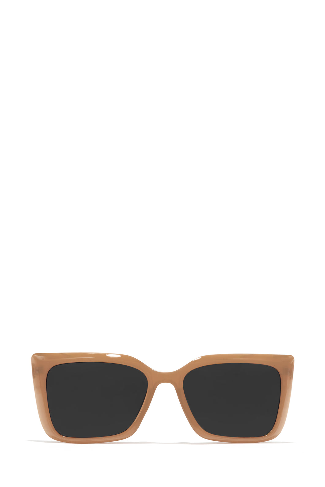 Leya Square Sunglasses - Nude