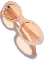 Load image into Gallery viewer, Elena Oval Sunglasses - Pink
