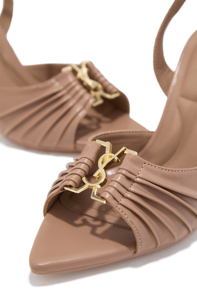 Load image into Gallery viewer, Anahi Single Sole Mid Heels - Nude
