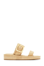 Load image into Gallery viewer, Vacay Calling Slip On Platform Sandals - Nude
