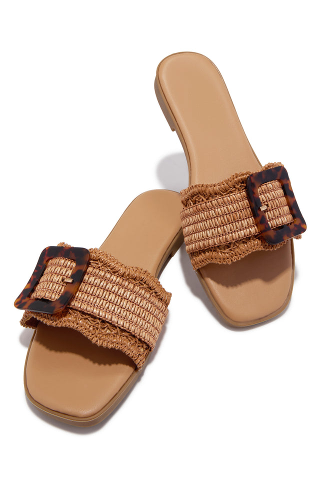 Load image into Gallery viewer, Soleil Slip On Sandals - Tan
