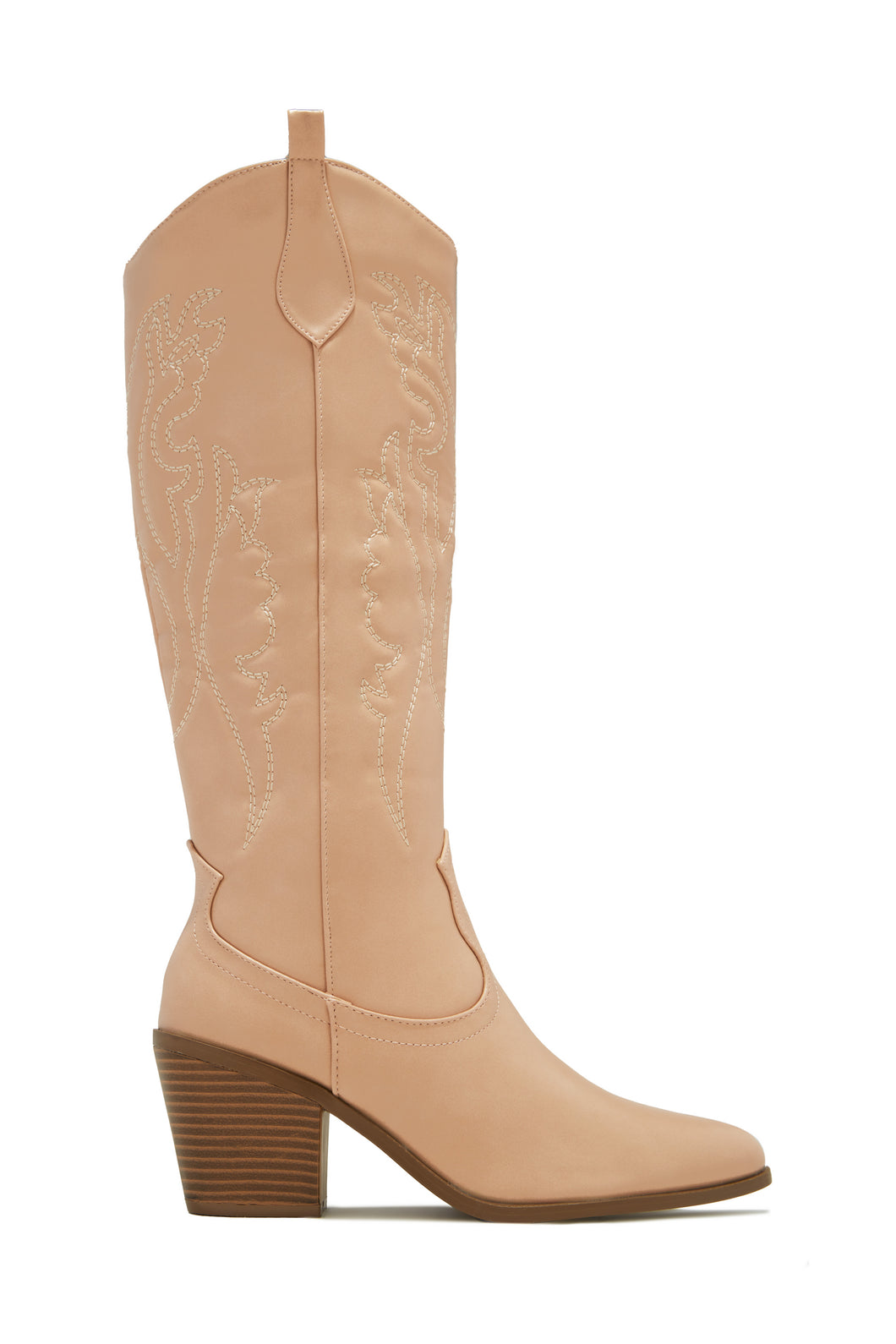 Miller Cowgirl Boots - Nude
