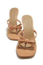 Load image into Gallery viewer, Nude Coquette Slip On Heels
