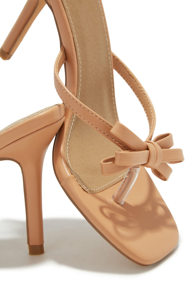 Load image into Gallery viewer, Sofie Coquette Mule Heels - Nude
