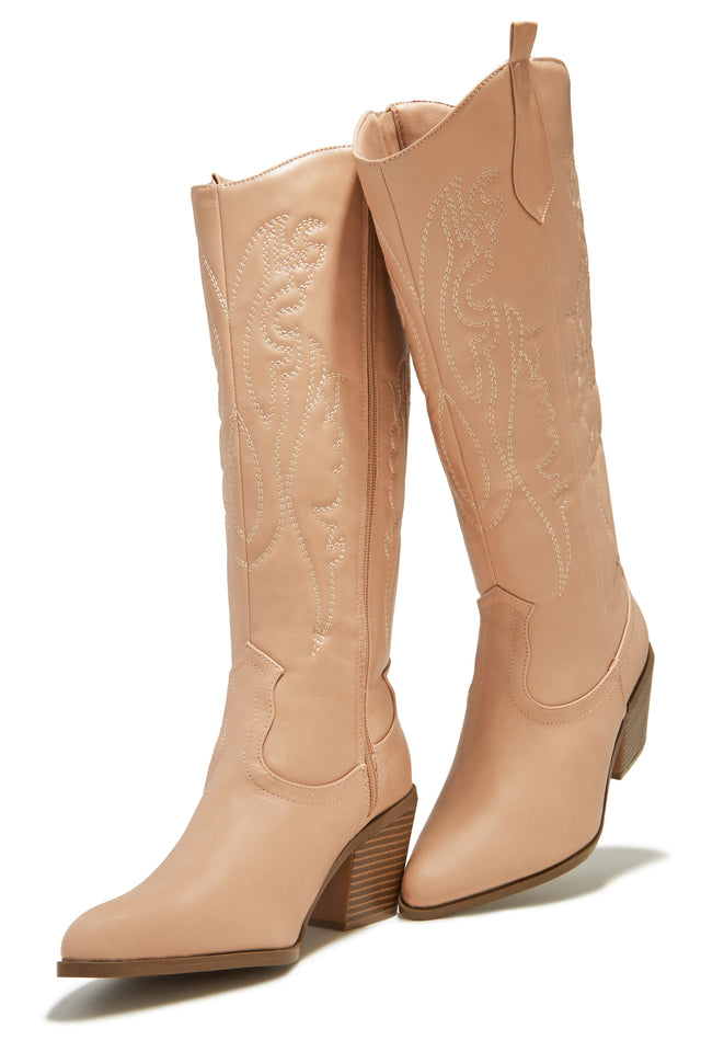 Load image into Gallery viewer, Miller Cowgirl Boots - Nude
