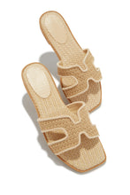 Load image into Gallery viewer, Island Getaway Slip On Sandals - Nude
