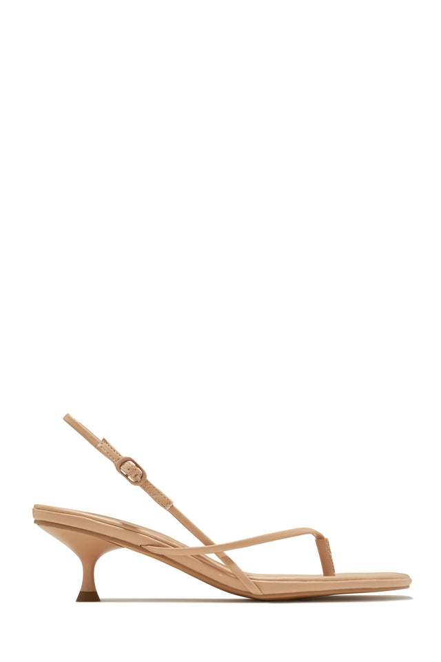 Load image into Gallery viewer, Elodie Slingback Kitten Heels - Gold
