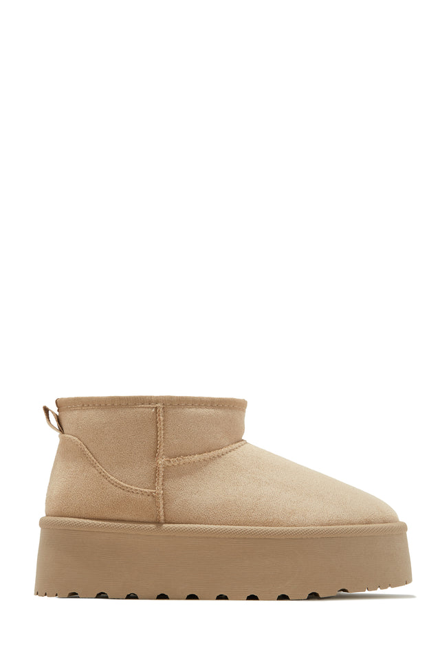 Load image into Gallery viewer, Willow Platform Ankle Boots - Nude
