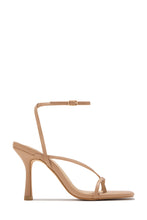 Load image into Gallery viewer, Eren Ankle Strap Heels - Nude
