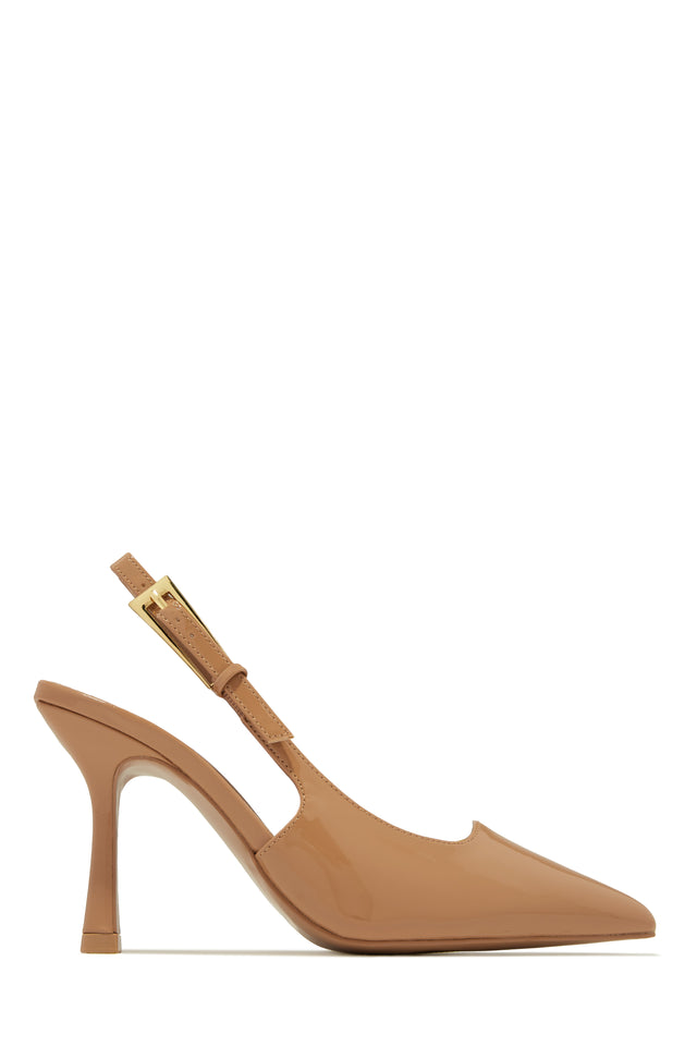 Load image into Gallery viewer, Caroline Slingback Pumps - Nude
