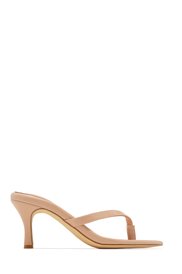 Load image into Gallery viewer, Tania Single Sole Mule Heels - Nude

