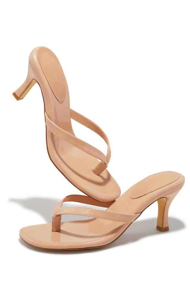 Load image into Gallery viewer, Tania Single Sole Mule Heels - Nude

