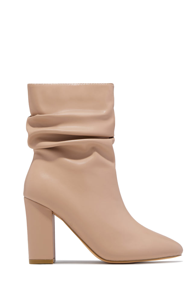 Load image into Gallery viewer, Sharon Block Heel Ankle Boot - Nude
