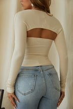 Load image into Gallery viewer, Cream Rib Knit Top
