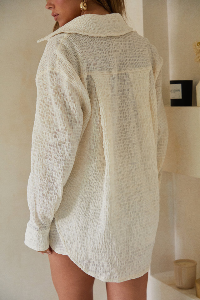 Load image into Gallery viewer, Long Sleeve Button Up Top
