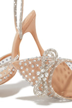 Load image into Gallery viewer, Elina Embellished Ankle Strap Pumps - Nude
