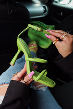 Load image into Gallery viewer, Nylah Ankle Strap Heels - Green
