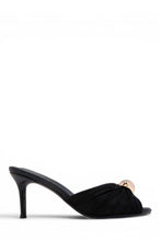 Load image into Gallery viewer, Olivia Peep Toe Single Sole Heels - Black
