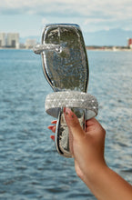 Load image into Gallery viewer, Embellished  Silver Tone Sandals
